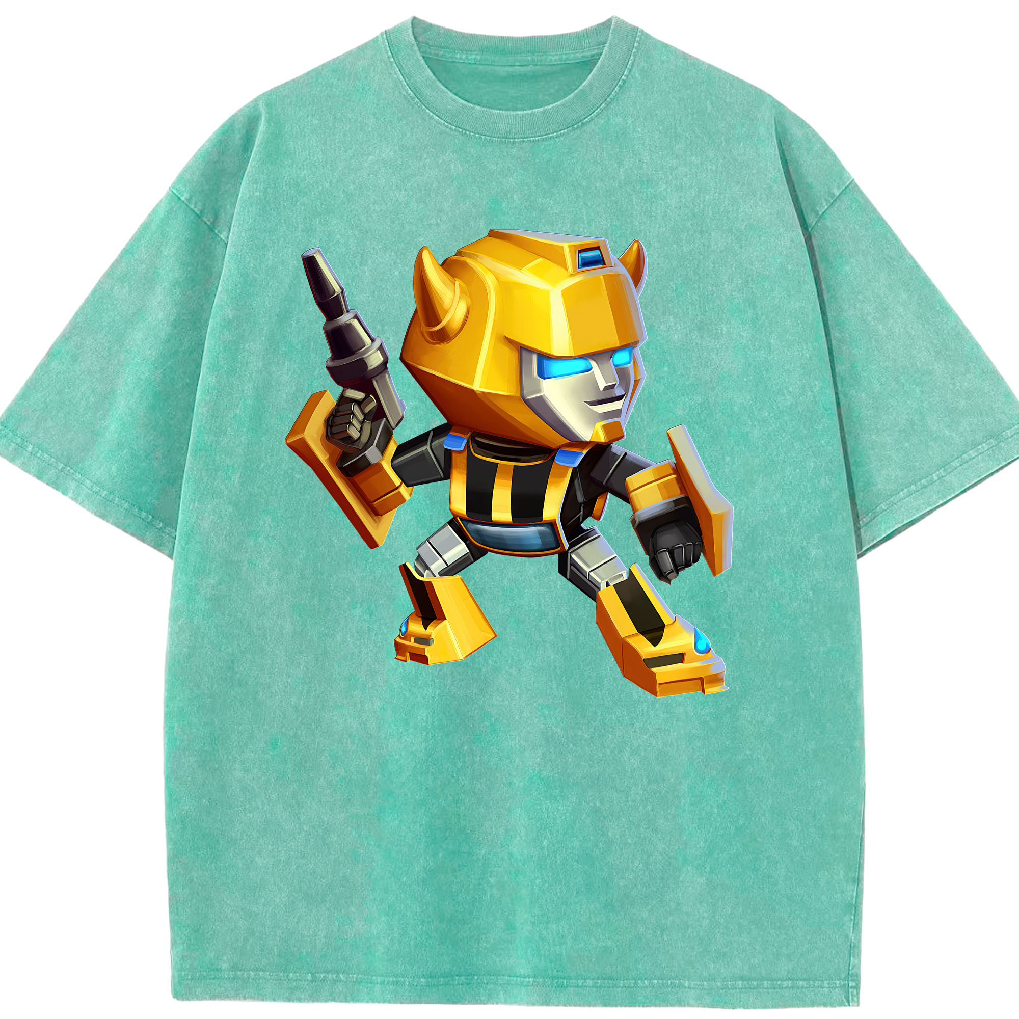 （画像用） Transformers トランスフォーマー 綿100% ヴィンテージ風 半袖Tシャツ（フロントプリント）